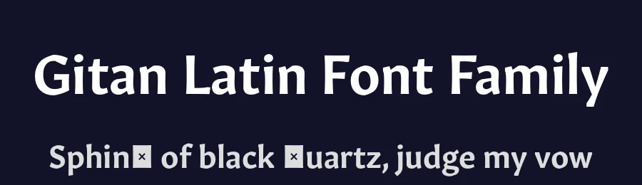 Gitan Latin Font Family by Rosetta Type Foundry — Display Font — thumbnail 2