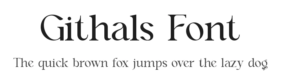 Githals Font by ErmediaStudio — Serif Font