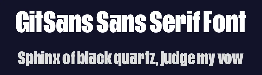 GitSans Sans Serif Font by Michał Mareczko — Sans Serif Font — thumbnail 2
