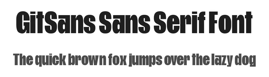 GitSans Sans Serif Font by Michał Mareczko — Sans Serif Font