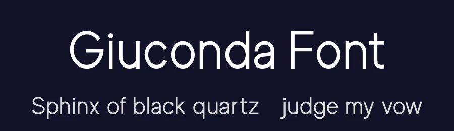 Giuconda Font by Sealoung — Sans Serif Font — thumbnail 2
