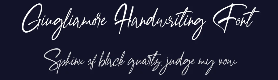 Giugliamore Handwriting Font by Moovied Co. — Script Handwritten Font — thumbnail 2