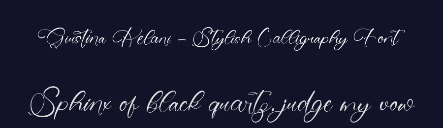 Giustina Kelani – Stylish Calligraphy Font by stylishtype.co — Script Handwritten Font — thumbnail 2