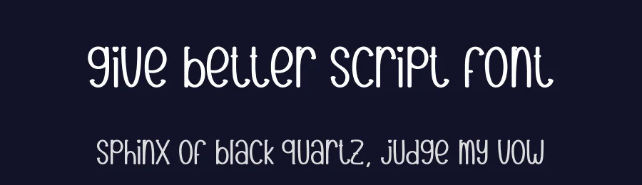 Give Better Script Font by andikastudio — Display Font — thumbnail 2