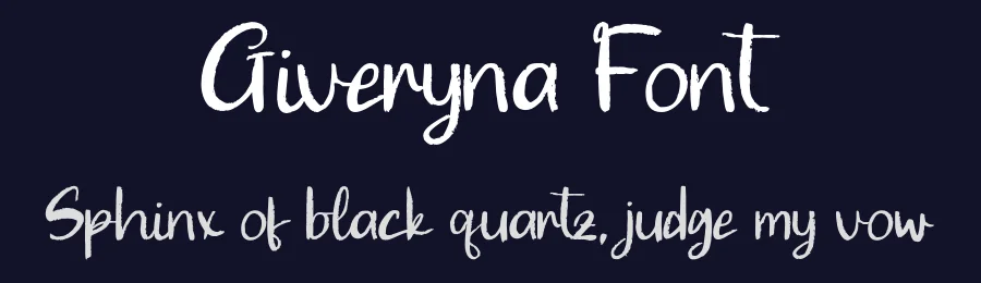 Giveryna Font by Creatifontstudios — Script Handwritten Font — thumbnail 2