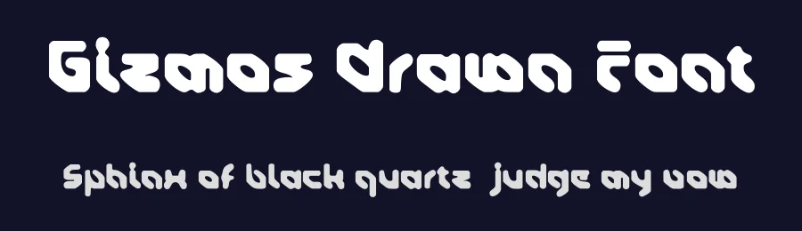 Gizmos Drawn Font by craftsupplyco — Display Font — thumbnail 2
