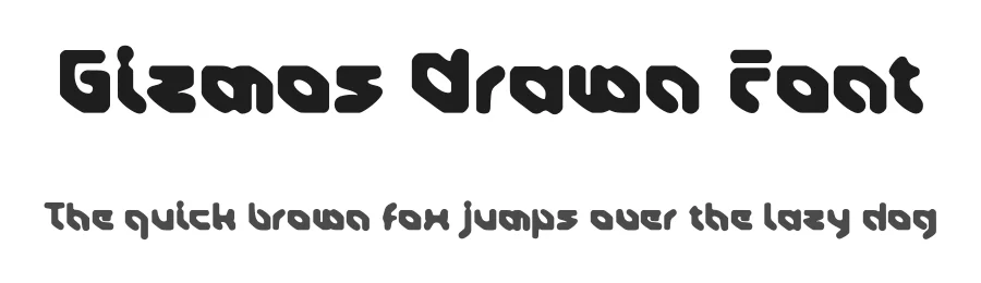 Gizmos Drawn Font by craftsupplyco — Display Font