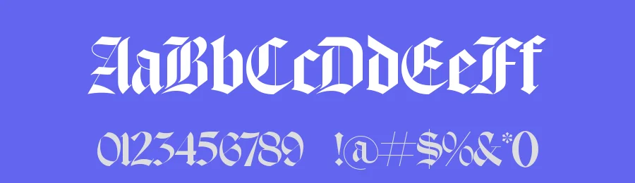 Glaciels Blackletter Font by timelesstype.co — Blackletter Font — thumbnail 3