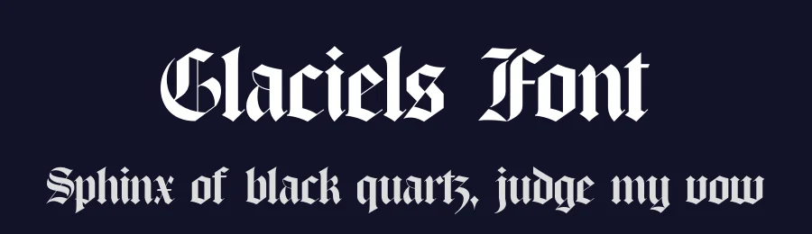 Glaciels Font by timelesstype.co — Blackletter Font — thumbnail 2