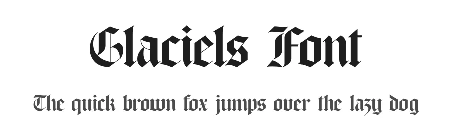 Glaciels Font by timelesstype.co — Blackletter Font