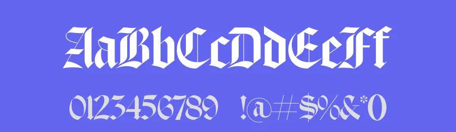 Glaciels – New Blackletter Font by timelesstype.co — Blackletter Font — thumbnail 3