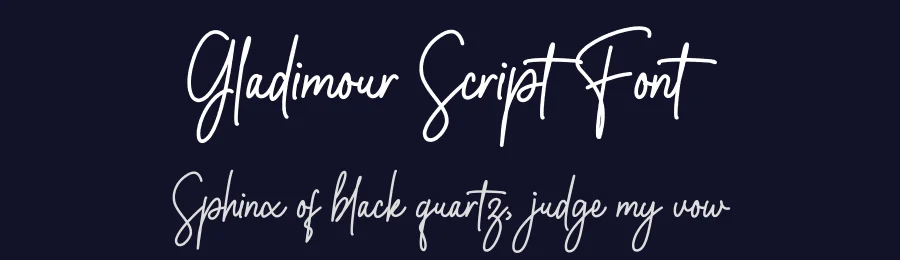 Gladimour Script Font by wibisono2001 — Serif Font — thumbnail 2