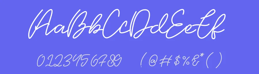 Gladiolus Flower Handwritten Font by andikastudio — Script Handwritten Font — thumbnail 3