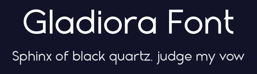 Gladiora Font by OWL KING — Sans Serif Font — thumbnail 2