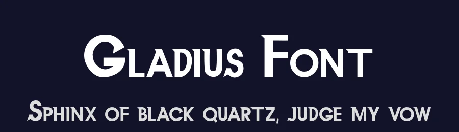 Gladius Font by Display Studio — Display Font — thumbnail 2