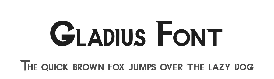 Gladius Font by Display Studio — Display Font