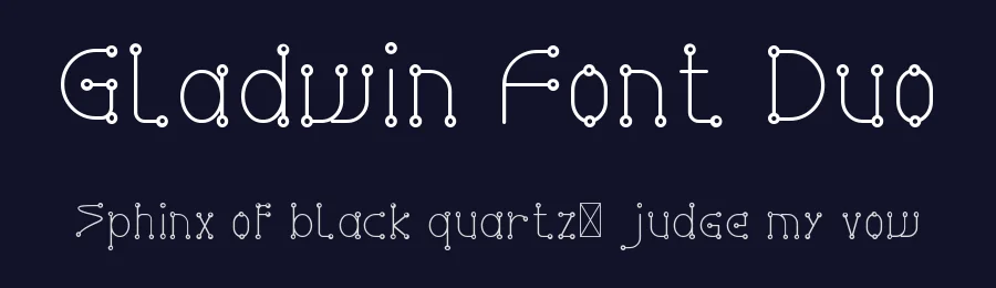 Gladwin Font Duo by edricstudio — Serif Font — thumbnail 2