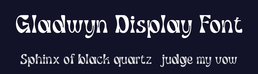 Gladwyn Display Font by craftsupplyco — Display Font — thumbnail 2