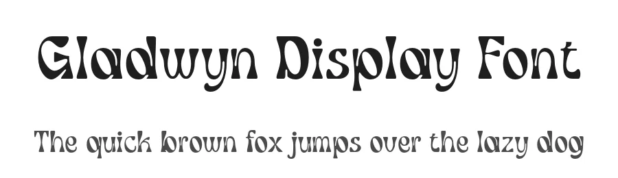 Gladwyn Display Font by craftsupplyco — Display Font