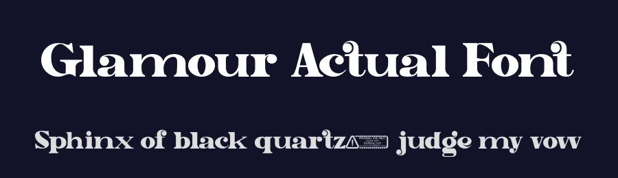 Glamour Actual Font by fontkong — Serif Font — thumbnail 2
