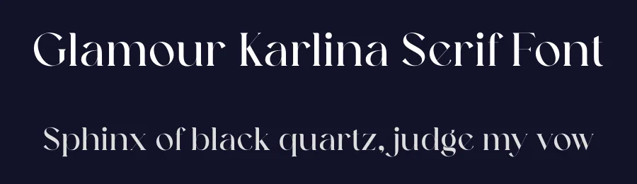 Glamour Karlina Serif Font by Storytype — Serif Font — thumbnail 2