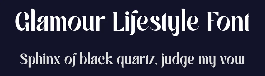 Glamour Lifestyle Font by Sensatype Studio — Display Font — thumbnail 2