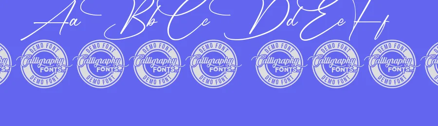 Glamour Line Calligraphy Font by CalligraphyFonts.net — Script Handwritten Font — thumbnail 3