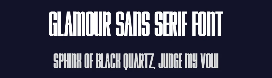 Glamour Sans Serif Font by Funtype — Decorative Font — thumbnail 2