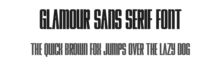 Glamour Sans Serif Font by Funtype — Decorative Font