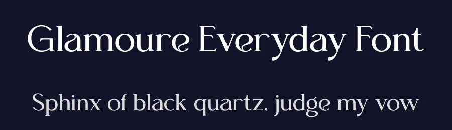 Glamoure Everyday Font by Krismagraph — Serif Font — thumbnail 2