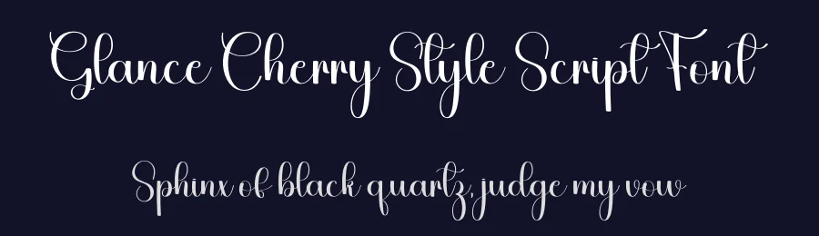 Glance Cherry Style Script Font by freshtypeink — Script Handwritten Font — thumbnail 2