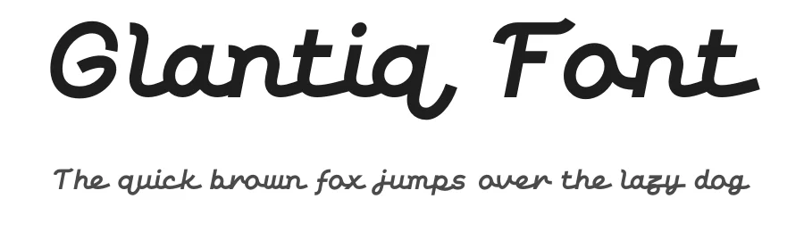 Glantiq Font by BarakaType — Script Handwritten Font