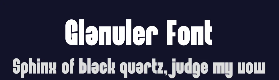 Glanuler Font by Denustudios — Decorative Font — thumbnail 2