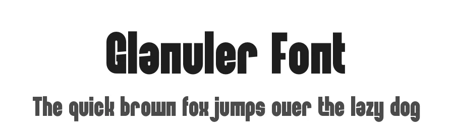 Glanuler Font by Denustudios — Decorative Font