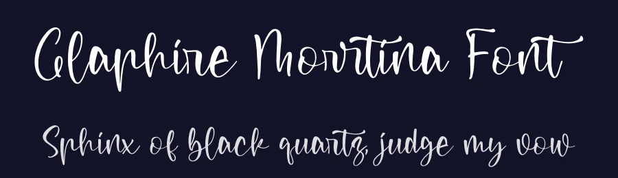 Glaphire Morrtina Font by letterfabric — Script Handwritten Font — thumbnail 2