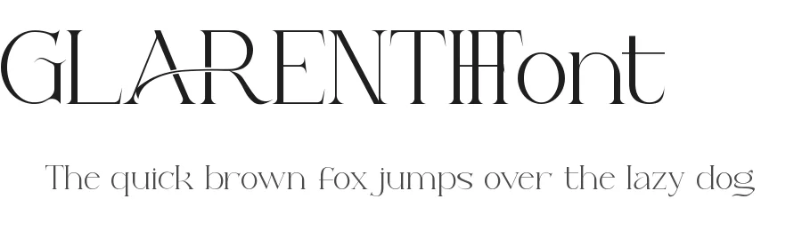 Glarenth Font by nihstudio — Display Font