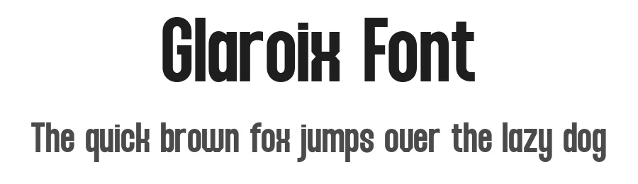 Glaroix Font by Flawless And Co — Sans Serif Font