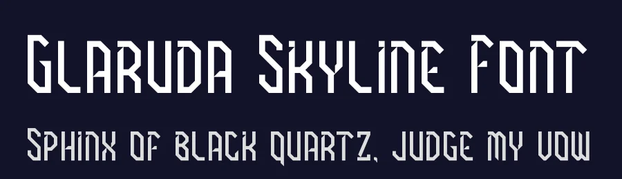 Glaruda Skyline Font by Storytype — Sans Serif Font — thumbnail 2