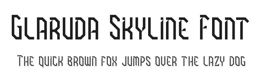 Glaruda Skyline Font by Storytype — Sans Serif Font