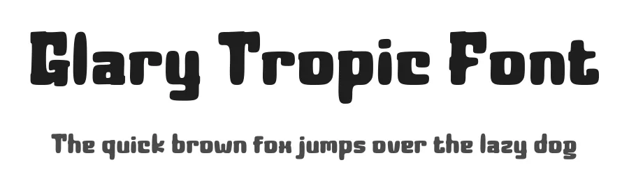 Glary Tropic Font by productype — Decorative Font