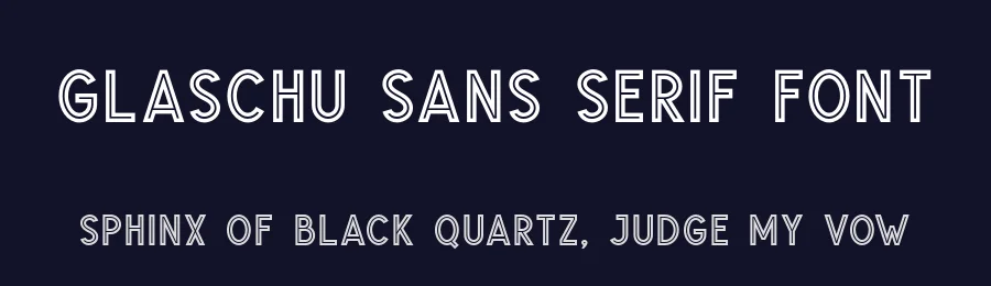 Glaschu Sans Serif Font by Braw Type — Sans Serif Font — thumbnail 2