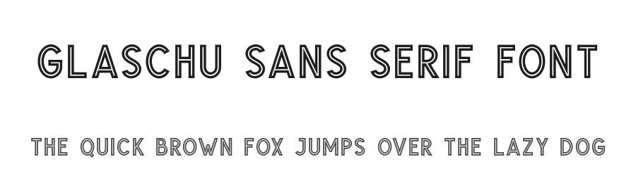 Glaschu Sans Serif Font by Braw Type — Sans Serif Font