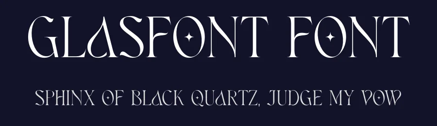 Glasfont Font by SURATMI — Serif Font — thumbnail 2
