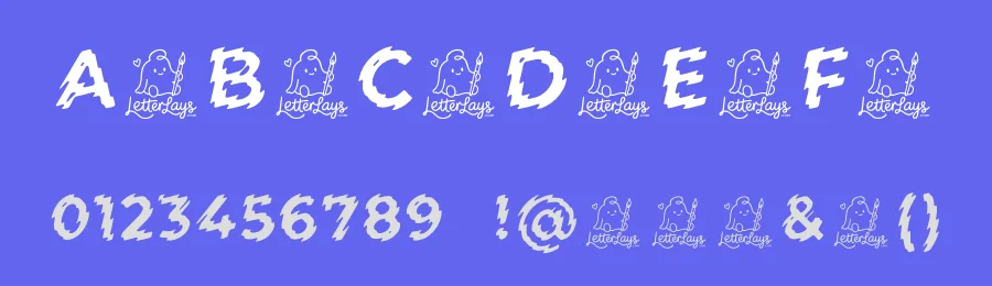 Glasswave Free Font by Letterlays — Display Font — thumbnail 3