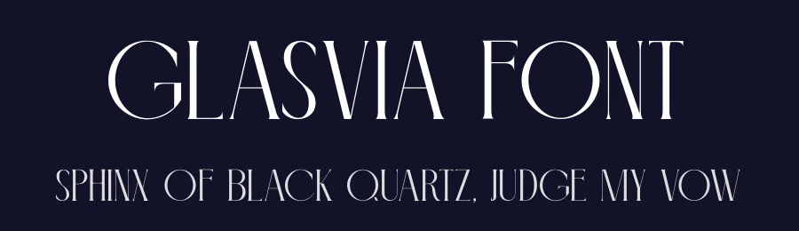 Glasvia Font by zaain type — Serif Font — thumbnail 2