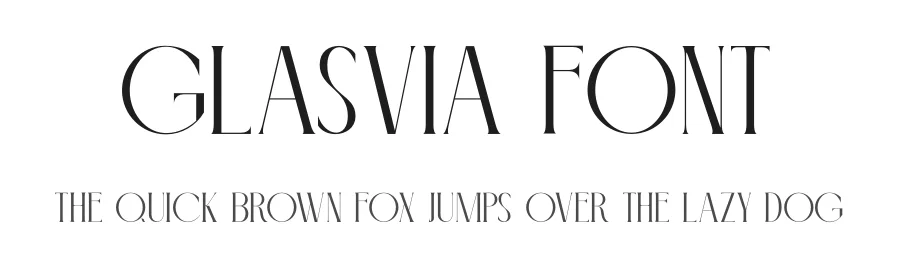 Glasvia Font by zaain type — Serif Font