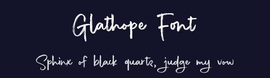 Glathope Font by Allouse.Studio — Display Font — thumbnail 2