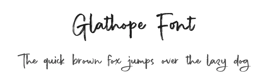Glathope Font by Allouse.Studio — Display Font