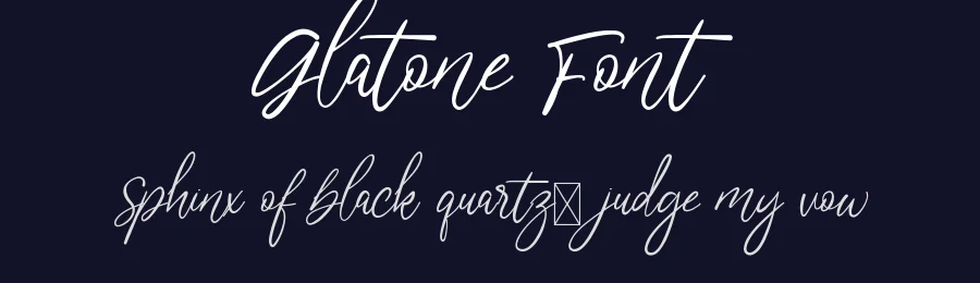 Glatone Font by wibisono2001 — Script Handwritten Font — thumbnail 2