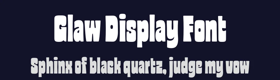 Glaw Display Font by Flavortype — Display Font — thumbnail 2